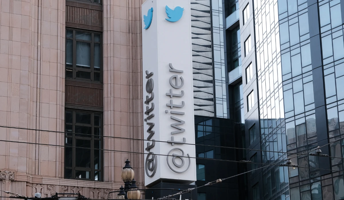 Twitter headquarters stands on Market Street on November 4, 2022 in San Francisco, California. (AFP)