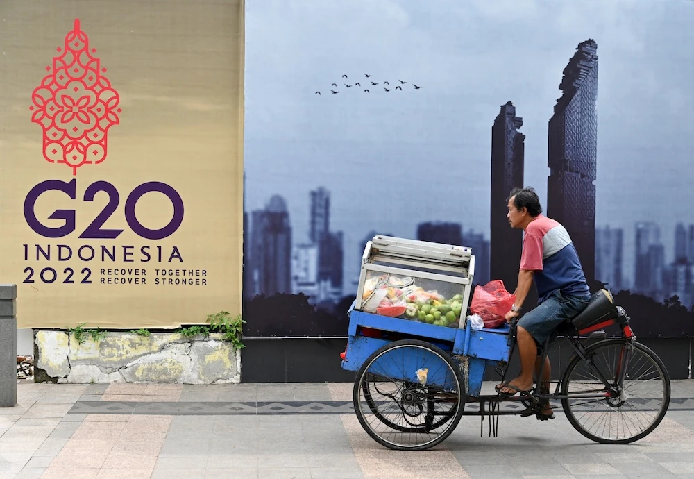 Indonesia will host the G20 Summit amid global economic woes and recovery from the pandemic. (AFP)