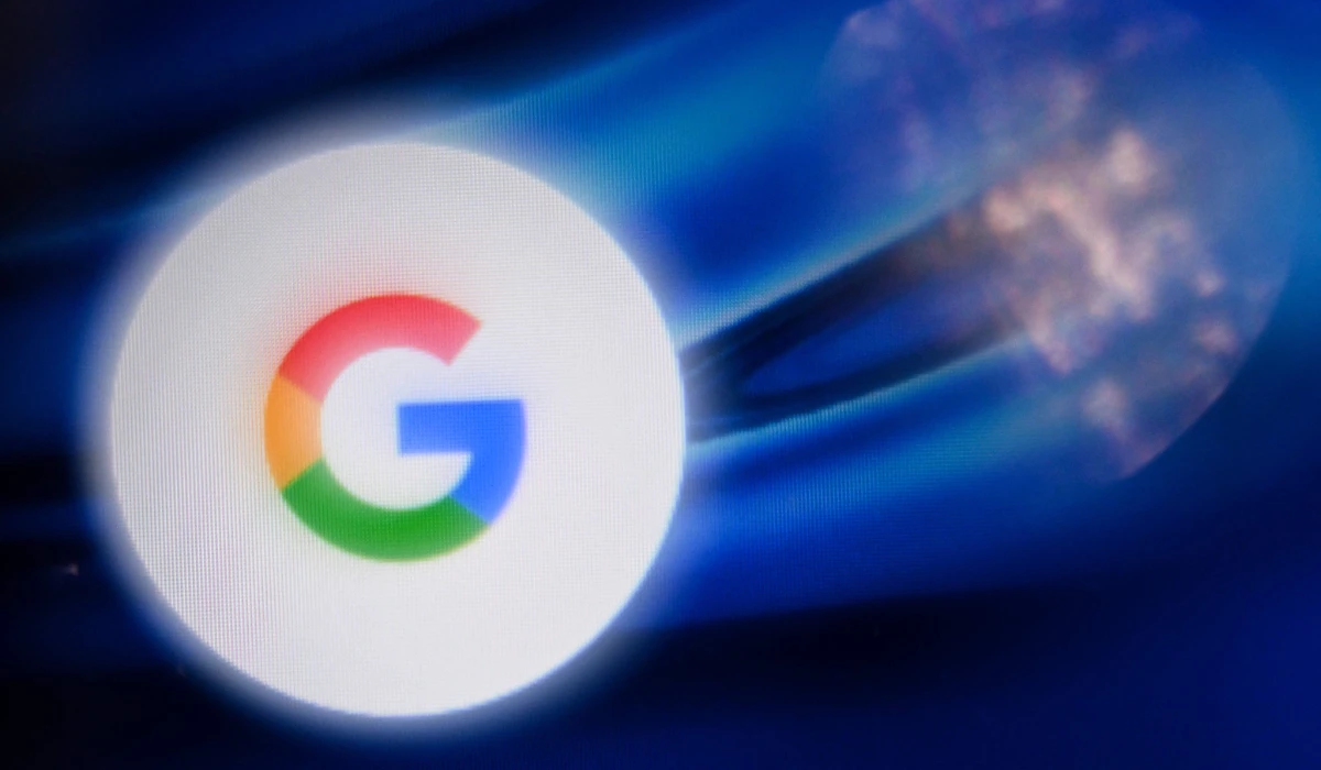 In this file photo taken on April 15, 2022, shows Google's logo on a tablet screen. (AFP)