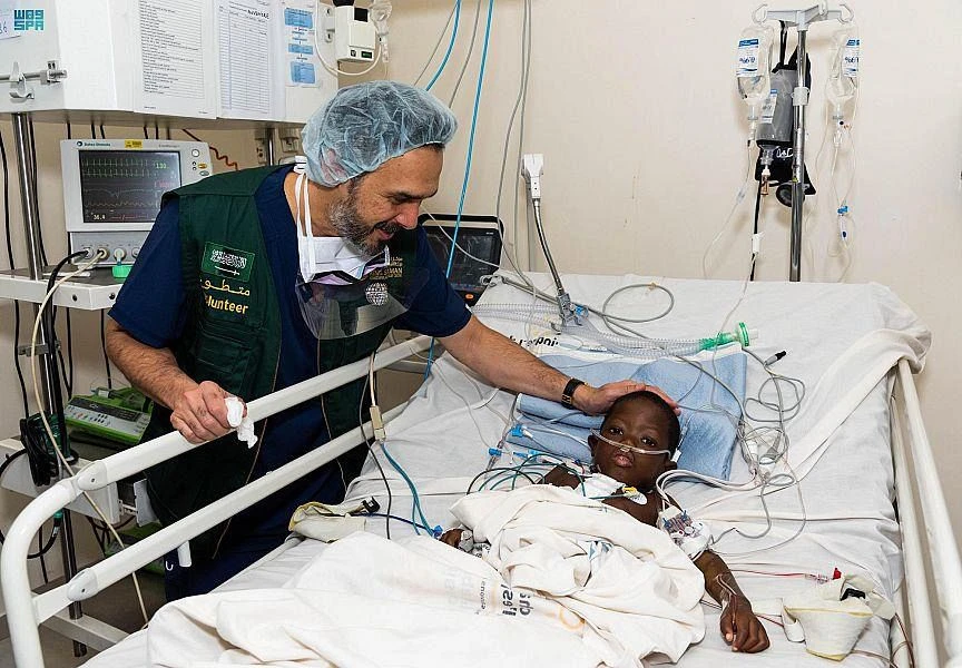 Medical teams performed eight cardiac catheterizations and one open-heart surgery through the program. (SPA)