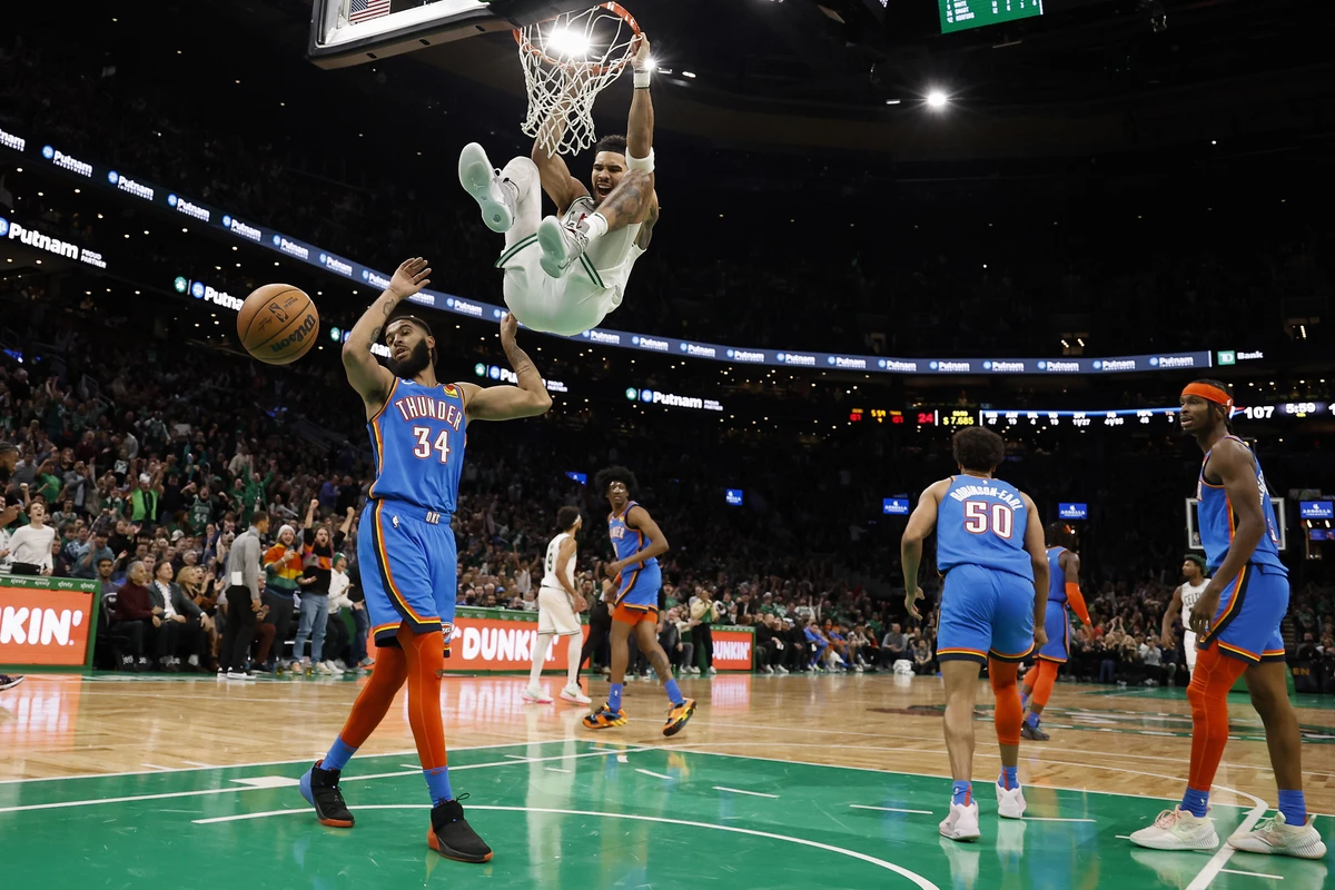 Celtics use big fourth quarter to top Thunder and stretch NBA win streak to seven