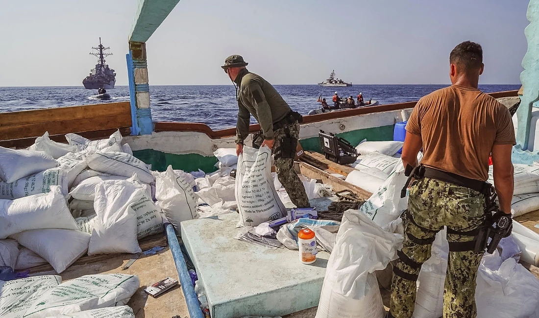 US sinks boat carrying ‘explosive materials’ from Iran to Yemen
