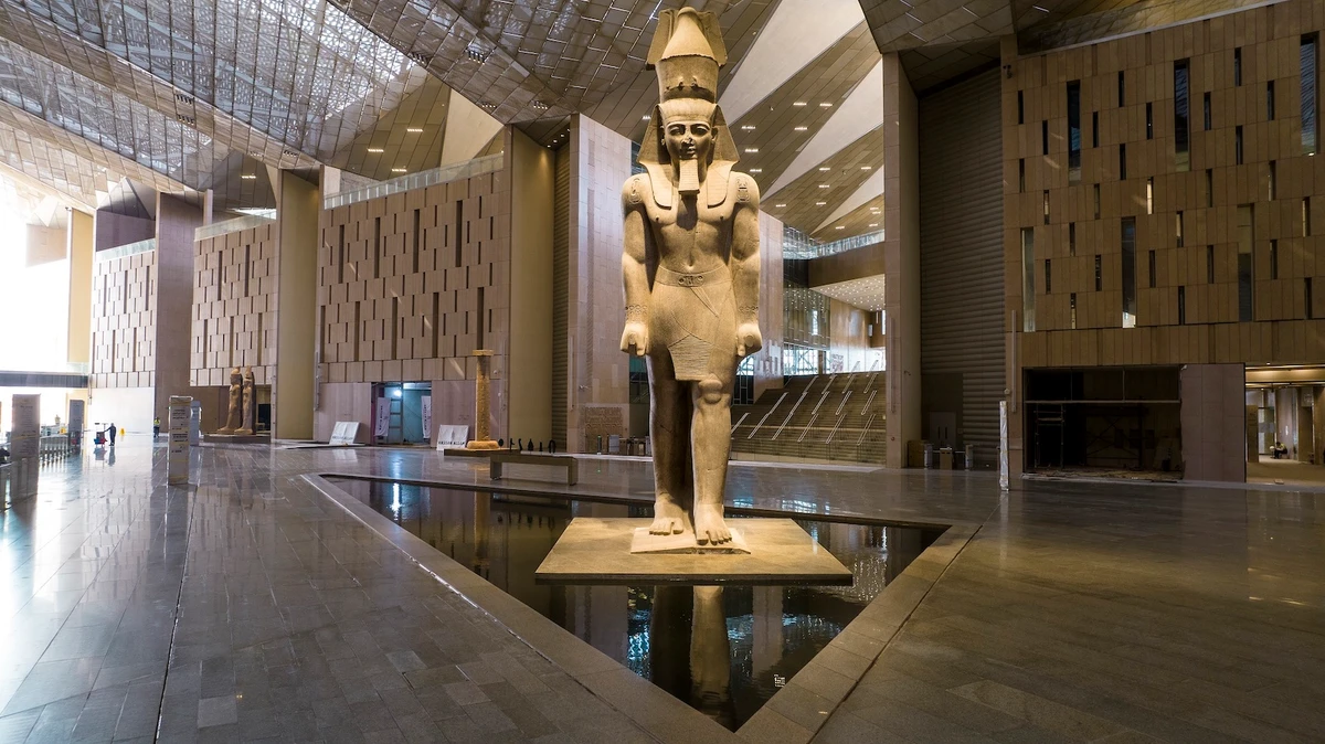 Statue of Ramesses II. (Supplied)