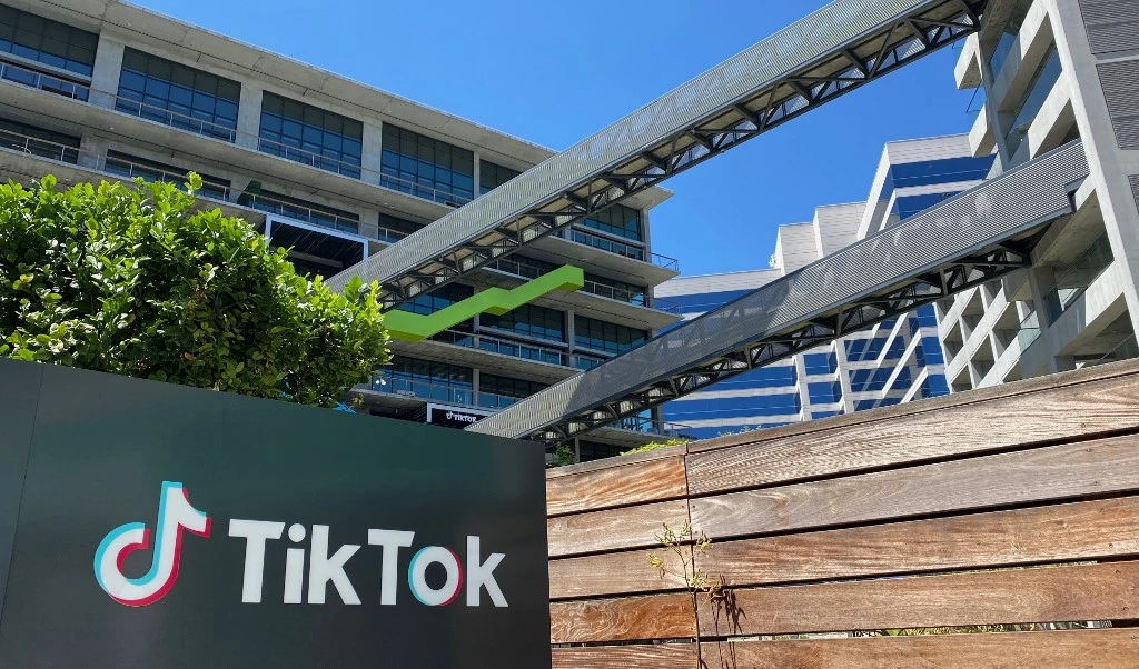 As part of its #ClimateAction campaign, TikTok hosted a series of live events during COP27. (AFP/File)