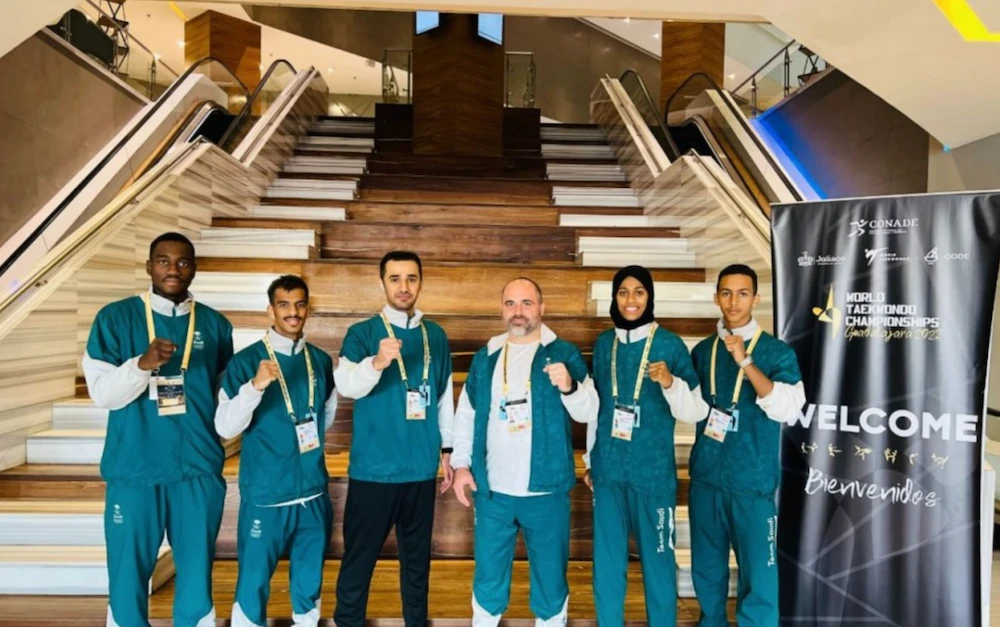 Four Saudi Arabians are among the competitors from 122 nations currently taking part in the 2022 World Taekwondo Championships. (Supplied)