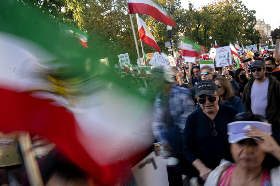 Dozens of members of the security forces have been killed in protests that erupted in Iran after the death in morality police custody of Mahsa Amini, a 22-year-old Iranian Kurd. (File/AFP)