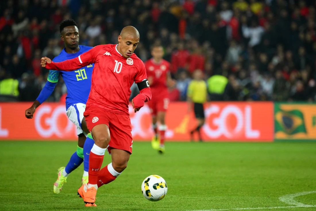Wahbi Khazri’s professional journey started with French side Bastia in 2009, and in 2014 he moved to Bordeaux for two seasons before a spell at then English Premier League club Sunderland. (File/AFP)