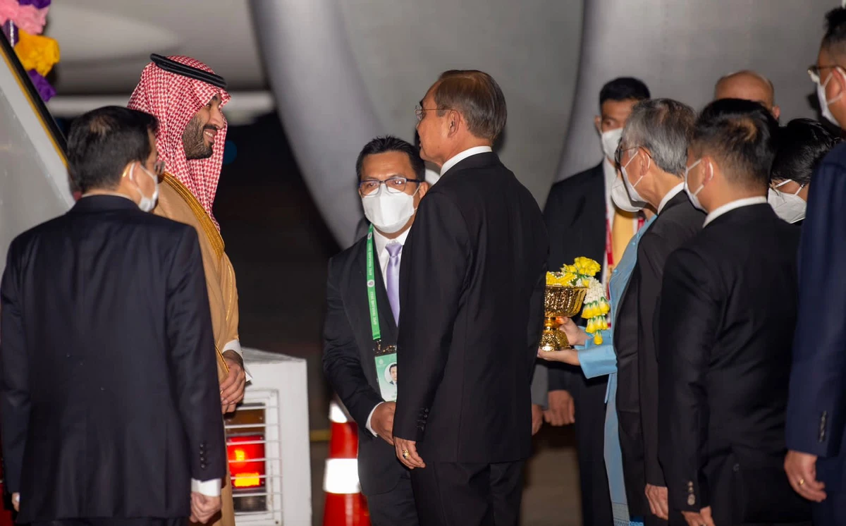 Saudi crown prince in Thailand on official visit