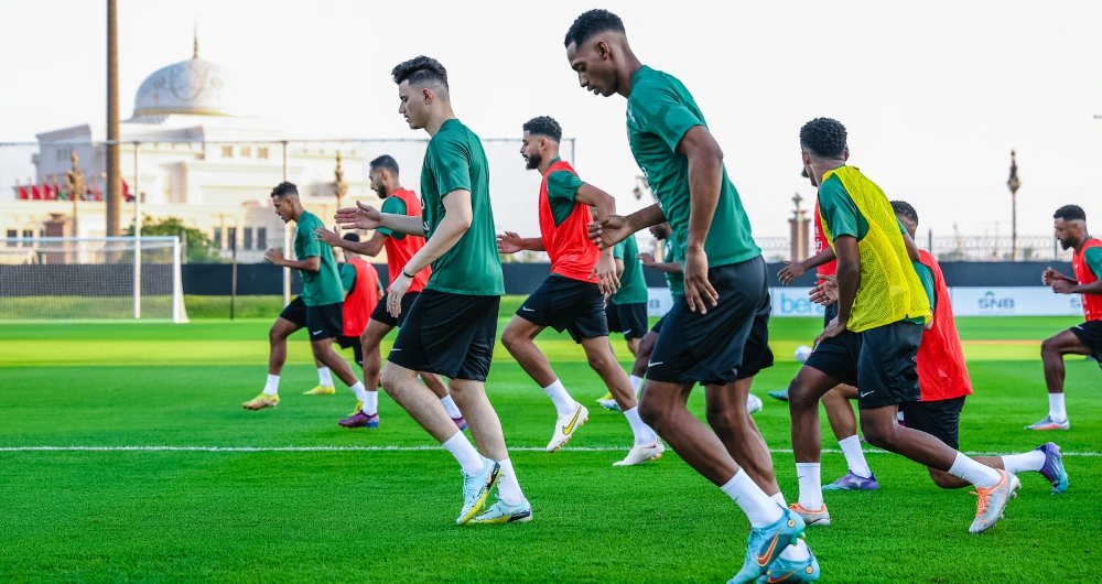 The Saudi national team is hoping to make the country proud as they take on Argentina on Tuesday. (Supplied)