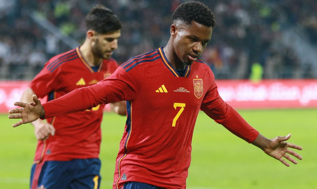 Ansu Fati shines as Spain win final World Cup warmup