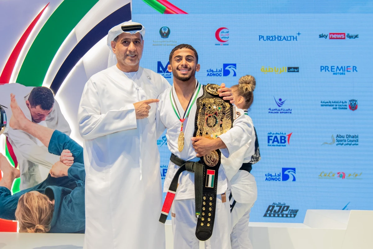 Zaid Al-Kathiri becomes UAE’s first black belt gold medalist at Abu Dhabi World Professional Jiu-Jitsu Championships