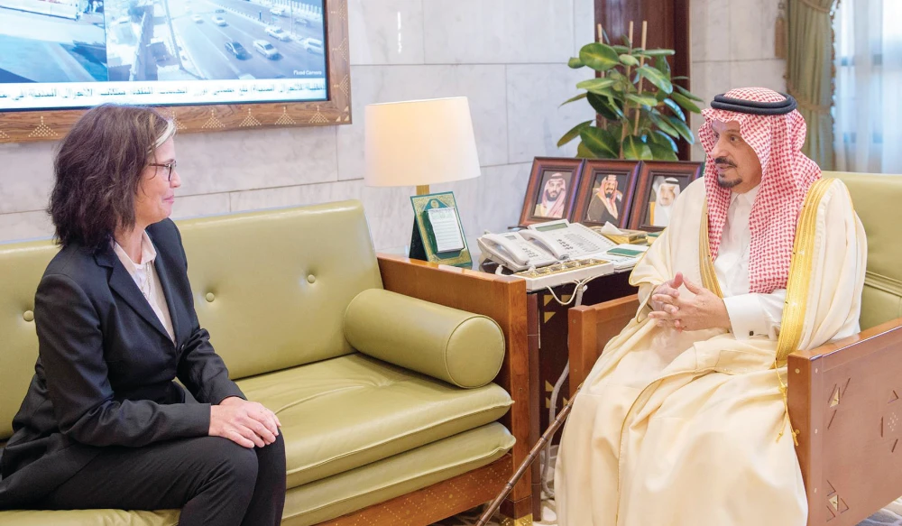 Riyadh governor receives Denmark’s new ambassador to Saudi Arabia