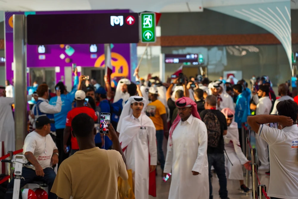 The first FIFA World Cup to take place in the Arab world opened in Doha, Qatar.
