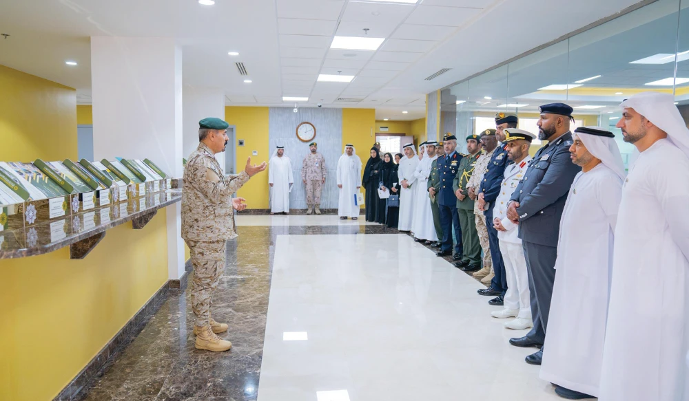 UAE National Defense College delegation visits Islamic Military Counter Terrorism Coalition headquarters in Riyadh. (Supplied)