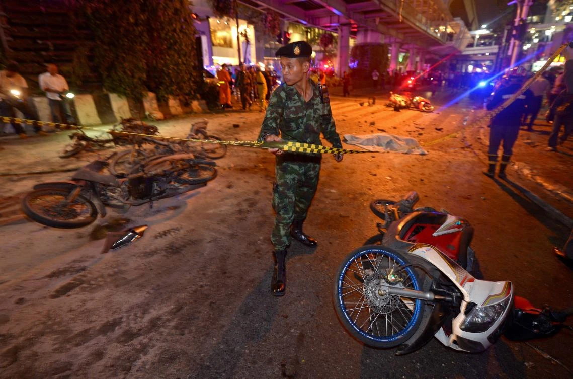 Explosions and fires ripped through at least 17 locations in southern Thailand in August, in what appeared to be multiple coordinated attacks. (FILE/AFP)