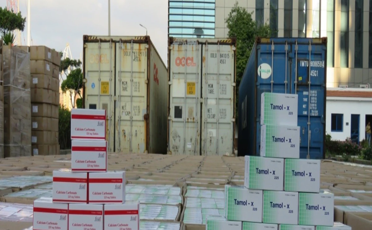 18m narcotic tablets seized from ship in Alexandria port