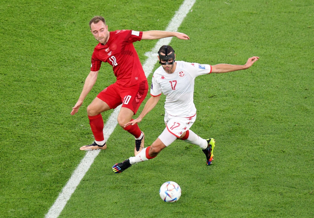 Tunisia hold Denmark to 0-0 draw in Group D at World Cup