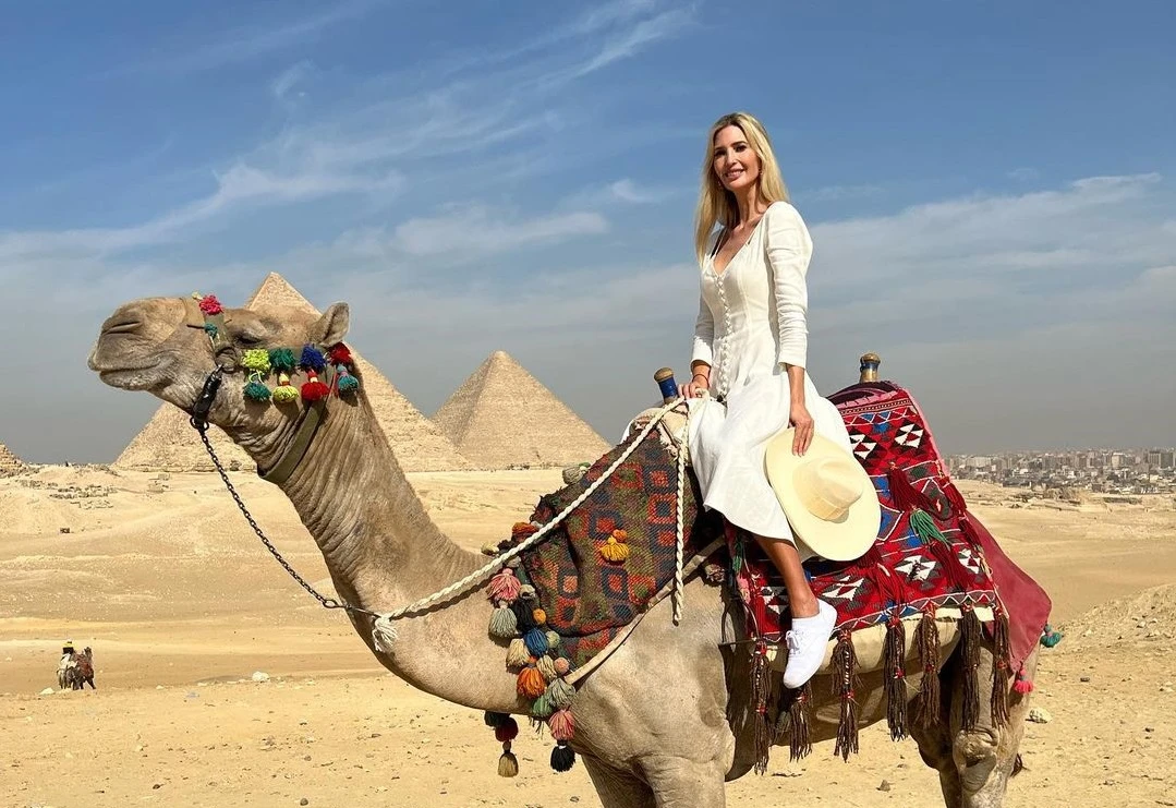 Ivanka Trump shares family photos from Egyptian holiday
