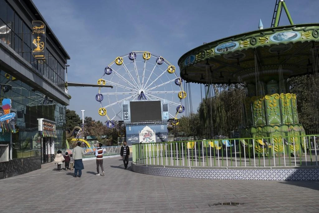 The Taliban have banned Afghan women from entering Kabul’s public parks and funfairs, just months after ordering access to be segregated by gender. (AFP)