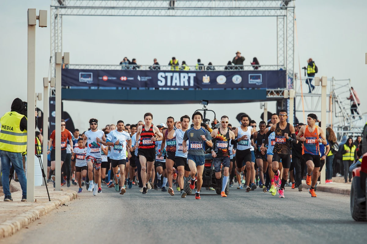 The Pyramids Half Marathon returns to the Giza Plateau for a fourth edition on December 10. (The TriFactory)