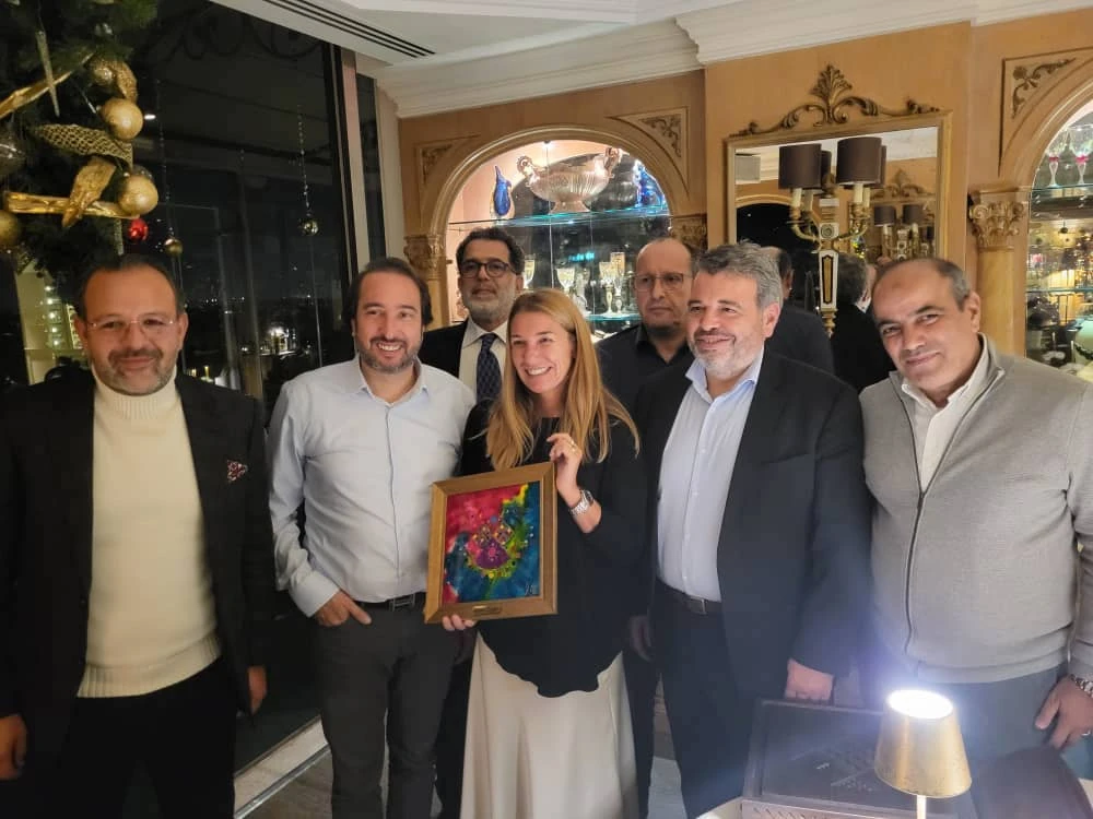 The delegation also met in Rome with Barbara Beltrame Giacomello, deputy president of Confindustria. (Courtesy Barbara Beltrame Giacomello)