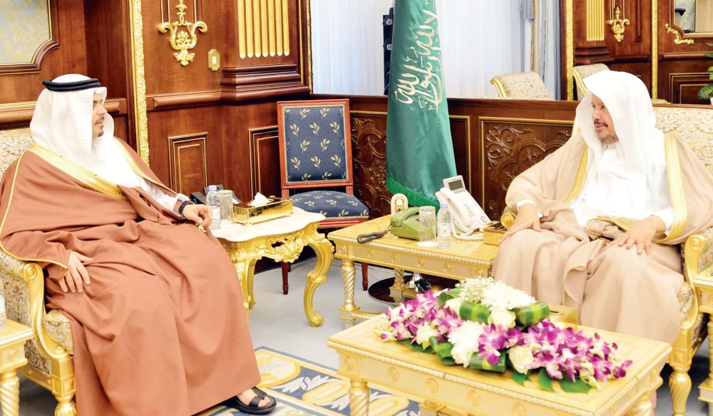 Saudi Shoura Council Chairman receives Bahrain’s Ambassador to KSA