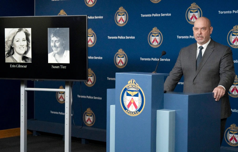 Toronto police charge man with 1983 killings of 2 women
