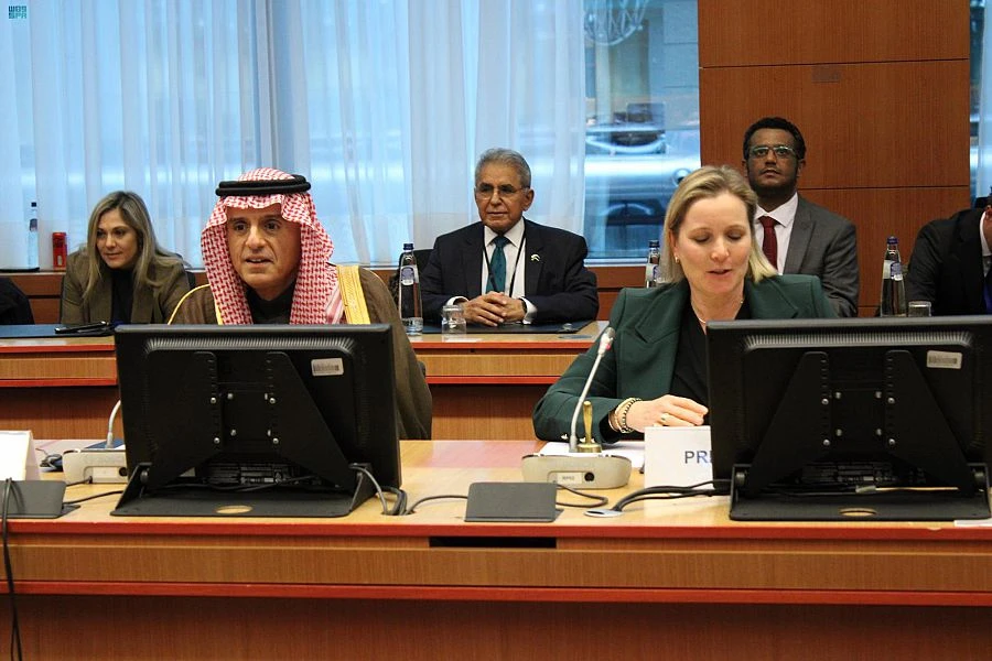 Saudi minister of state and EU representatives discuss bilateral relations