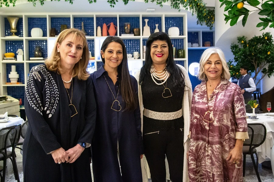 L-R: Gloria Guevara Manzo, Chantal Khoueiry, Dr. Iman Bibars and Desiree Bollier. (Supplied)