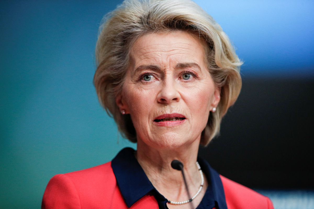 President of the European Commission Ursula von der Leyen. (Reuters)