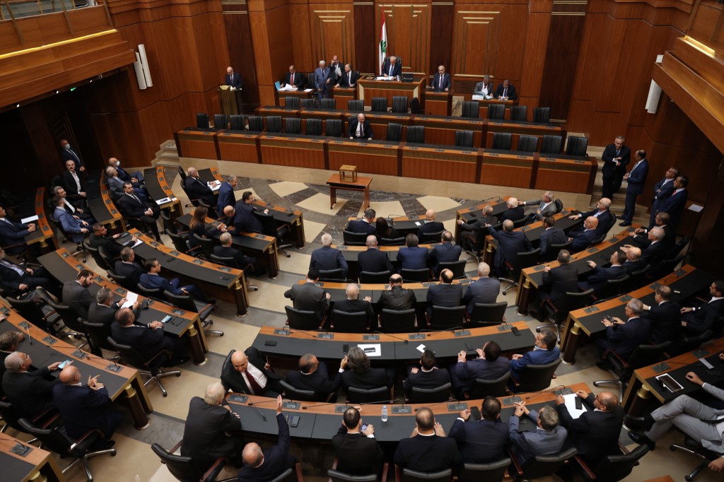 Lebanon’s parliament has failed to elect a new president for the 10th time. (File/AFP)