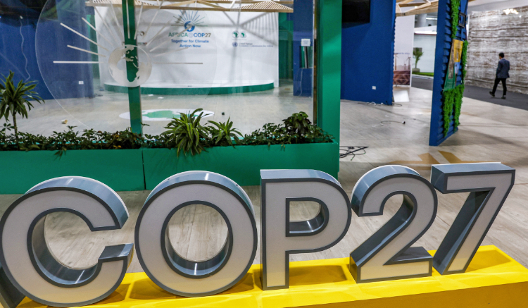 COP27: The world's advanced economies accepted responsibility for the loss and damage caused by climate change (File/AFP)