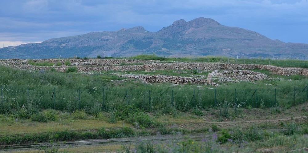 The Neolithic village of Cayonu, 40 km northwest of modern-day Diyarbakir, in southeast Turkiye. (Wikimedia Commons)