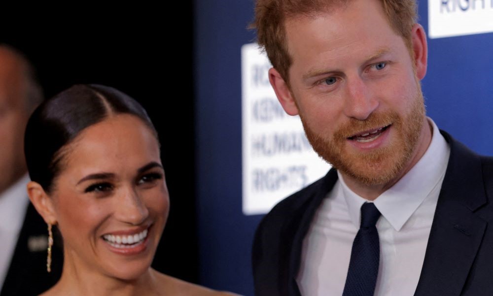 Harry and Meghan attend the 2022 Robert F. Kennedy Human Rights Ripple of Hope Award Gala, New York, US, Dec. 6, 2022. (Reuters)