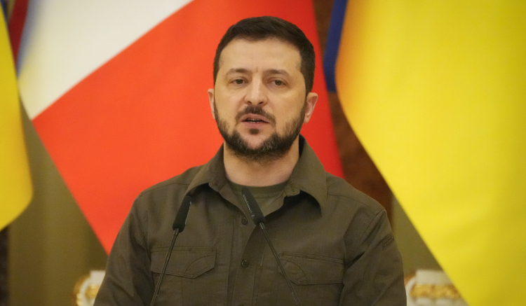 Ukrainian President Volodymyr Zelenskyy. (AP)