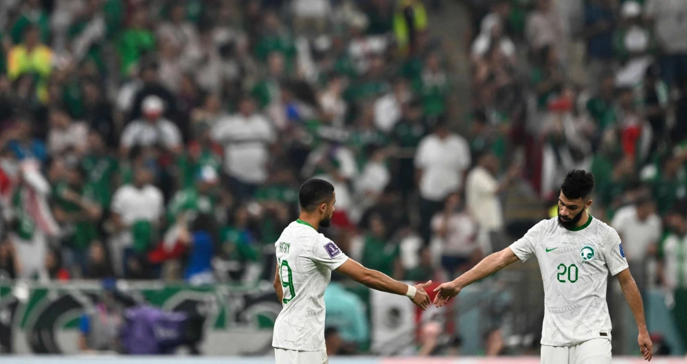 The Green Falcons were eliminated from the competition on Wednesday. (AFP)