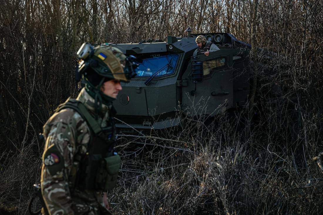 Ukraine was losing “60 to 100 soldiers per day, killed in action, and around 500 people wounded in action,” said Ukrainian President Volodymyr Zelensky. (File/AFP)