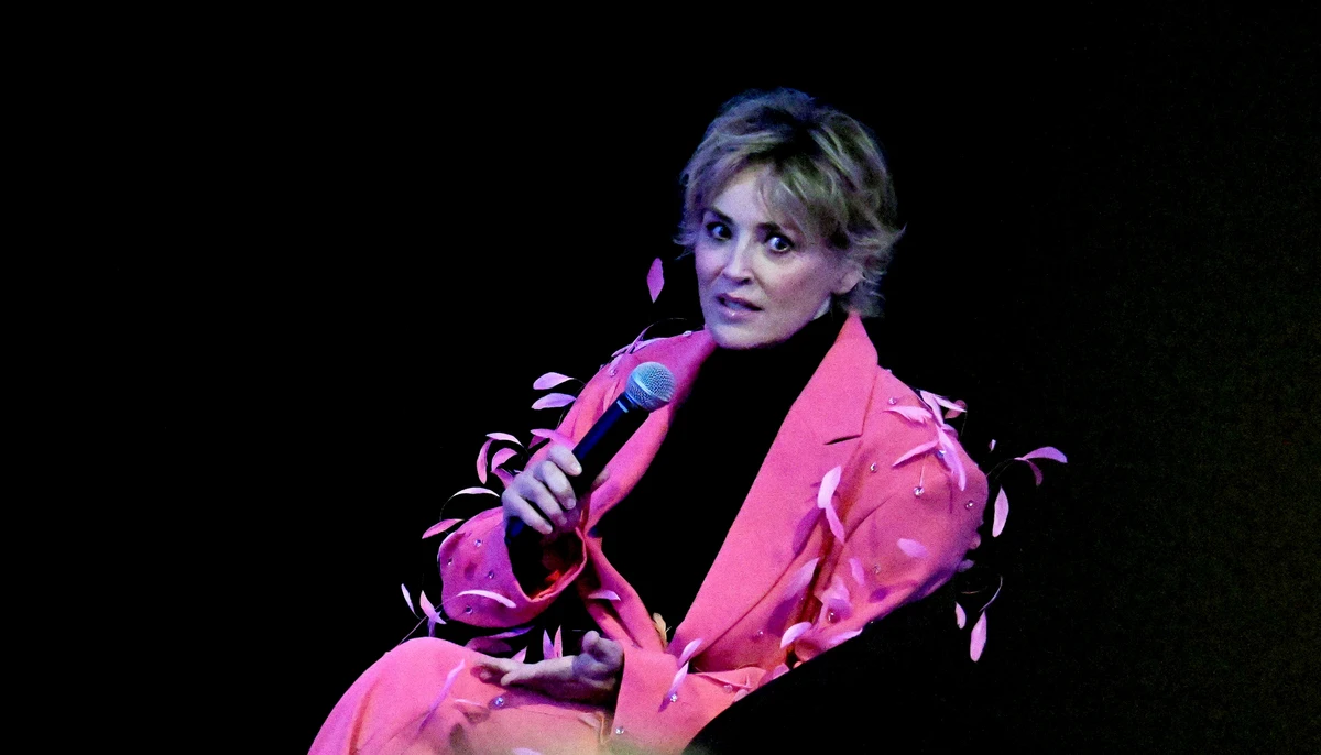 Sharon Stone gets emotional during Saudi Arabia visit