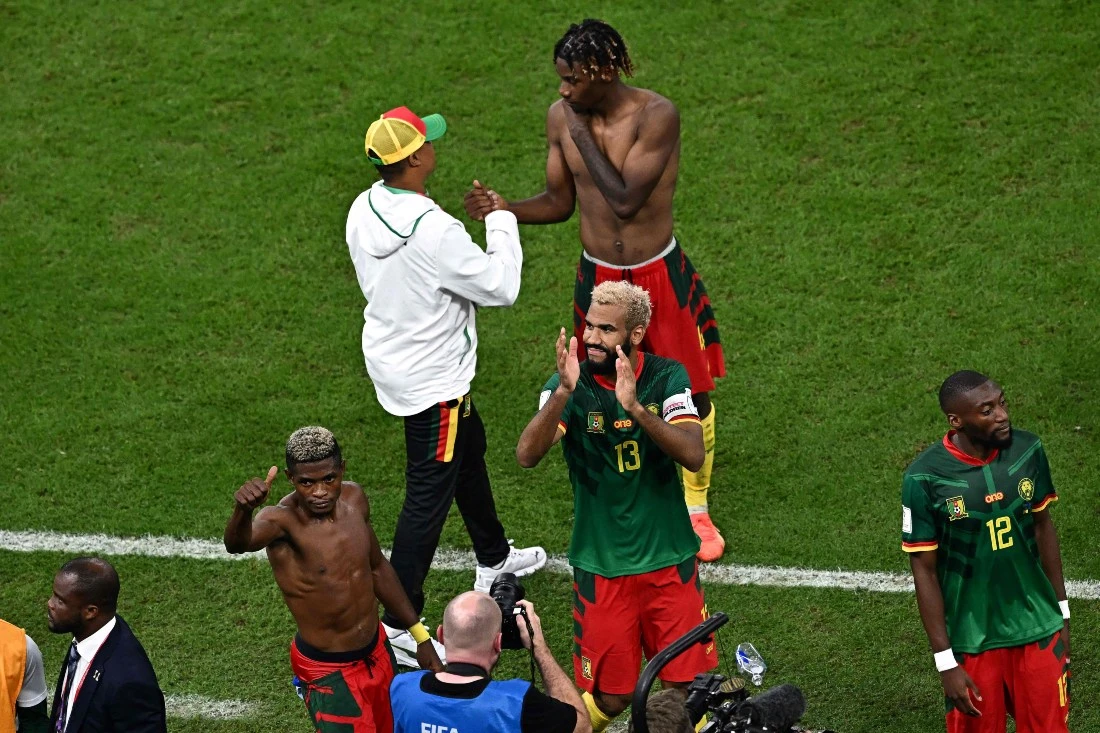 Cameroon first African team to taste victory against Brazil at a World Cup