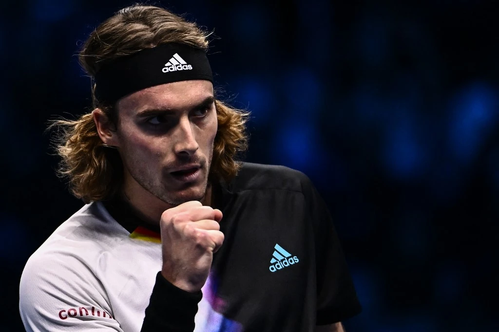 At 24, Stefanos Tsitsipas is now facing a new generation of talent rapidly rising through the ranks. (AFP)