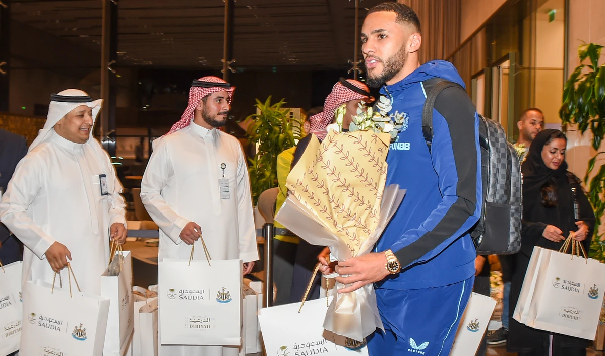 Newcastle arrive in Riyadh for Diriyah Season Cup