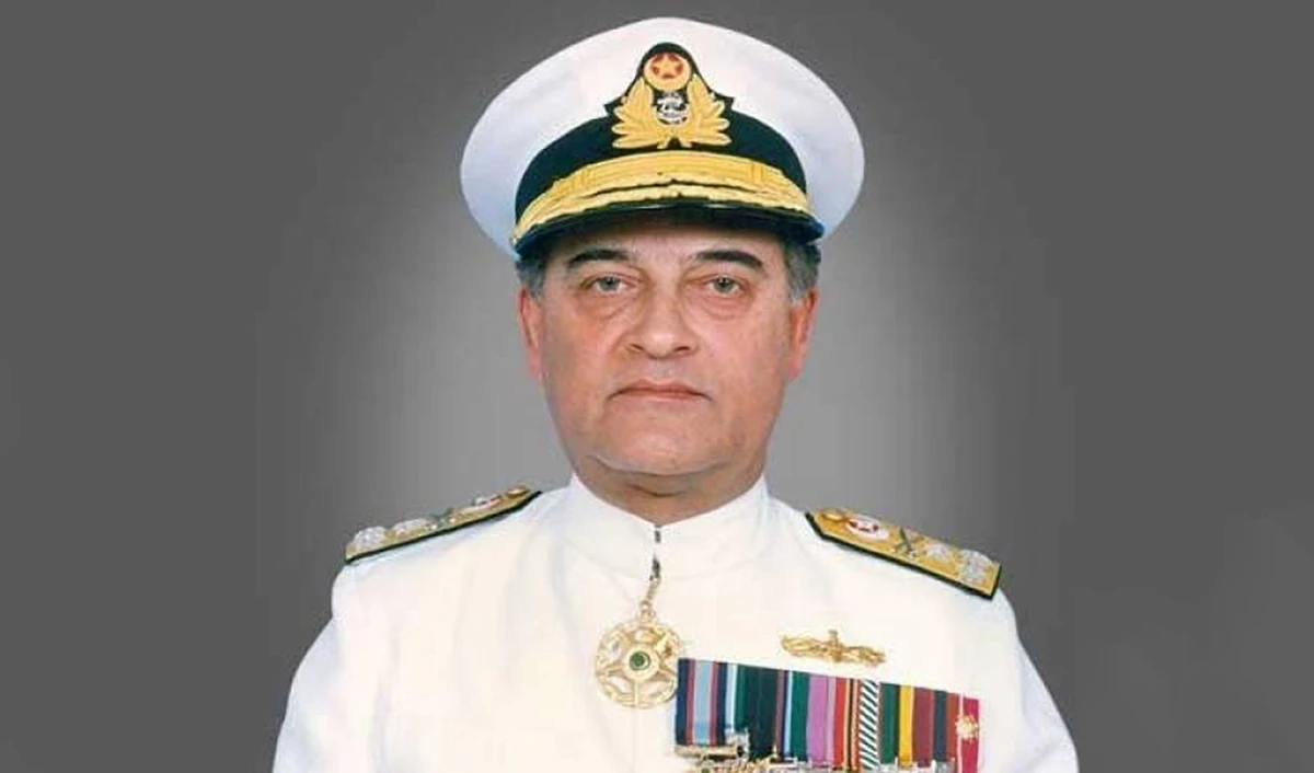 An undated file photo of ex-Pakistan Navy chief Saeed Khan. (Photo courtesy: social media)