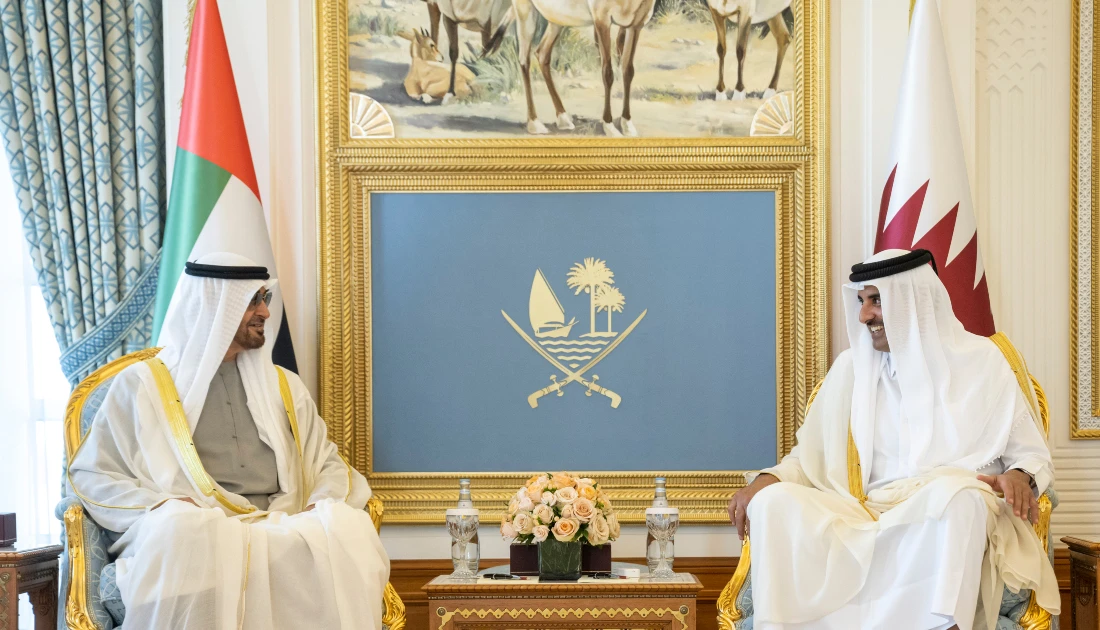 UAE, Qatar rulers hold talks in Doha