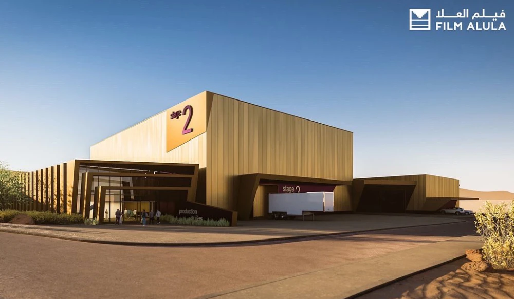 Film AlUla worked with the US-based company Tait to ensure that work in AlUla would be uncluttered and comfortable, including during summer. (Twitter @filmalula)