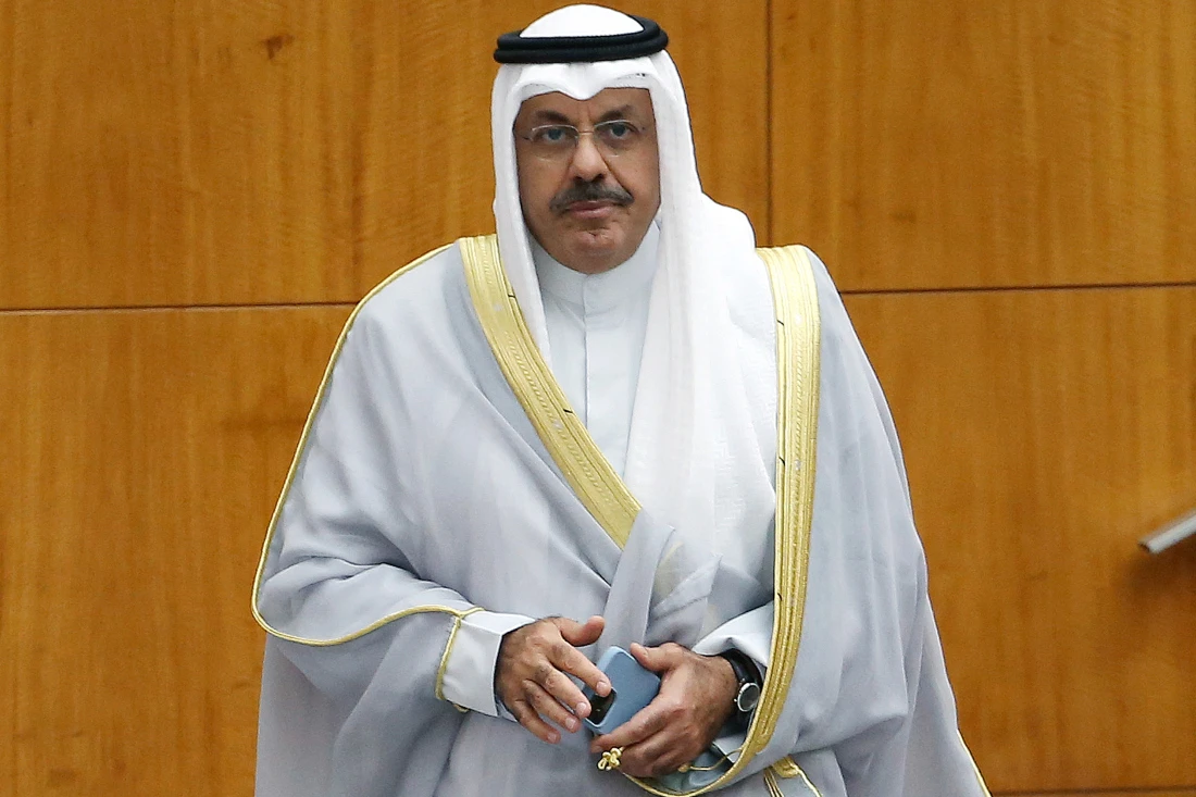 Kuwait’s Prime Minister Sheikh Ahmad Nawaf Al-Ahmad Al-Sabah scheduled to attend a FIFA World Cup match in Doha. (File/AFP)