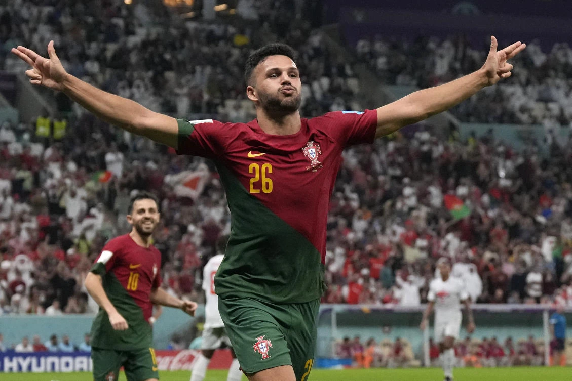 Ramos bags hat-trick as Portugal crush Swiss to reach World Cup quarters