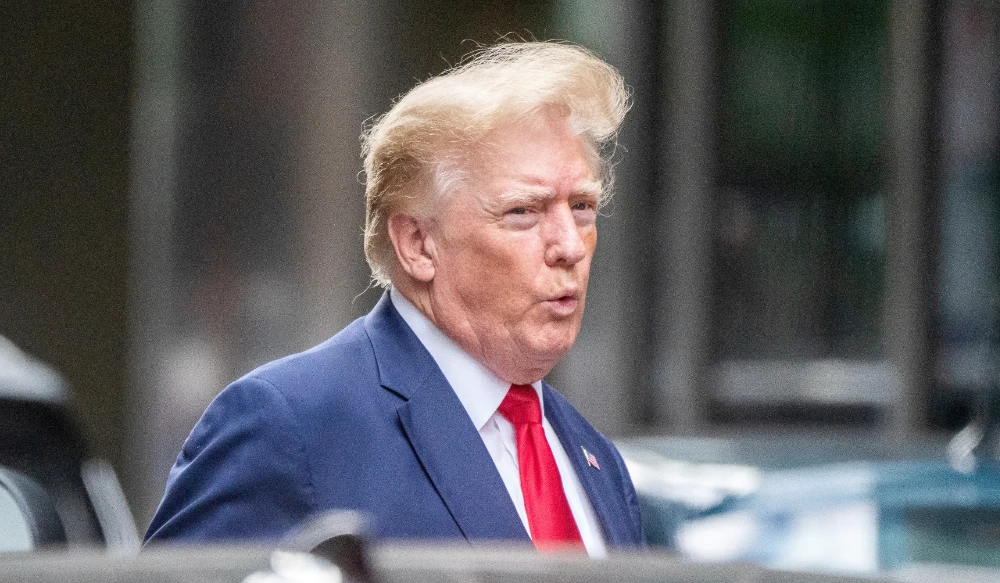 Donald Trump departs Trump Tower two days after FBI agents raided his Mar-a-Lago Palm Beach home, in New York City, New york, US, August 10, 2022. (REUTERS)