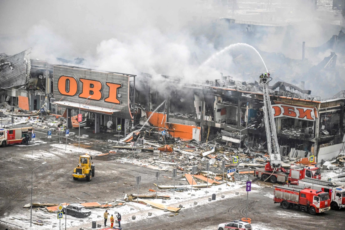 Mega Khimki, large shopping and entertainment center, is about 7 kilometers from Moscow’s Sheremetyevo Airport. (AFP)