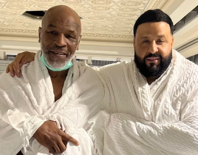DJ Khaled, Mike Tyson perform Umrah in Saudi Arabia’s Makkah