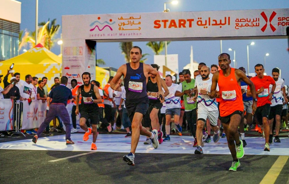 Jeddah Half Marathon completed with 3,500 runners taking part